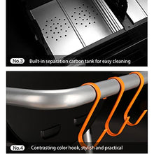 MZGYYD Half Oil Barrel Stove with Barbecue Grill Field Oil Barrel Barbecue Grill Household Folding Charcoal Grill