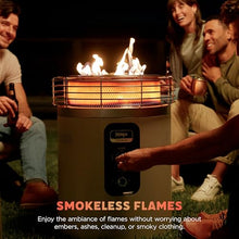 Ninja Fireside360 Fire Pit/Heater, 80,000 BTU, 3 Modes, Push Start, Stone
