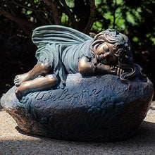 Large Magnesium Fairy Statues for Outdoor Use (Sleeping Fairy "Ivy")