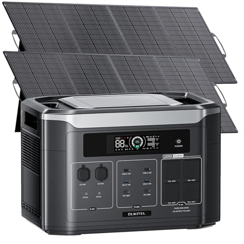 BP3000 3200W Portable Power Station with 2x200W Panels (Ship Separately)