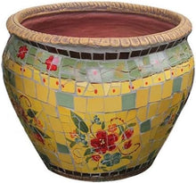 FAFACAI Flower Pots Flower Pot Planter, Outdoor/Indoor Unbreakable Ceramics Flowerpot Country Courtyard Garden Decoration, Large Diameter-C||L (Color : D, Size : M) (C Large)