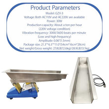 BEILOCKERY 110V/220V Electromagnetic Vibrating Feeder, GZV-3 Shaking Feeding Machine 3000-3600r/min, 30W Mini Vibration Feeder for Granular and Powdery Materials with Controller