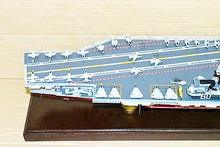 Squadron Nostalgia LLC USS Saratoga CV-60 Aircraft Carrier Scale Model Mahogany Multi-Colored