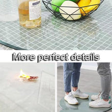 BIUBPW Small Glass Table Top 14 15 16inch Round Tempered Glass Table Top Dining Table Protector Cover Coffee Table Replacement Tables Top(110cm-43in)