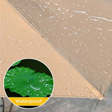 GYYDXXFC Outdoor Sunshade Umbrella, Patio Umbrella with Base, Windproof Three-Headed Umbrella, Outdoor Table Umbrella, for Patio Garden Backyard(Beige,Large Base)
