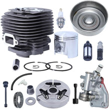 AFcBa 58mm Cylinder Piston Sprocket Rim Clutch Drum Oil with Spark Plug Filter Kit Fit for 070 Chainsaws Part 1106 020 1202 Replacement Parts