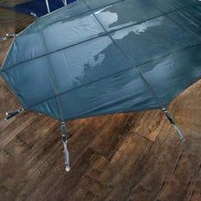 CHZDPP Winter Pool Covers with Anchors, Round In-Ground Swimming Pools Protective Cover for Prevent Leaf & Debris, Tear-Proof Thicken Mesh(38.5ft/1173cm)