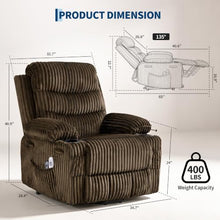 Garvee Oversized Power Lift Recliner Chair for Big and Tall with Wide Seat