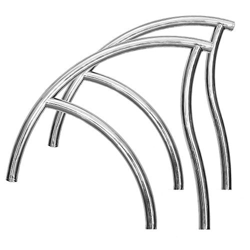 Inter-Fab Stainless Steel Grab Rail Ladder Pair Swimming Pool Handrail Stainless