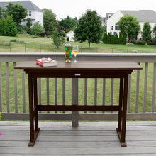 highwood Counter Height Balcony Table, Weathered Acorn