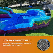JumpOrange 19' Level Up Water Slide with Detachable Deep Pool Pink