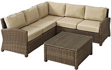 Crosley Furniture Bradenton 4-Piece Sectional Sofa Set