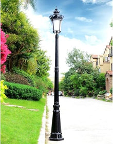 iumLeap Lamp Post Lights Outdoor Outdoor Garden Lamp Post Light,Aluminum Exterior Path Pillar Lamp Single Head Bollard Path Lamp Waterproof Ip65 Street Light Post Light