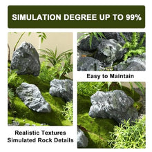5 Pcs FRP Landscape Rocks, Realistic Texture, Lightweight Fake Rocks