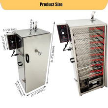 WYDDDARY Commercial Electric Smoker Grill 110V, 9-Rack Vertical Meat Smoker