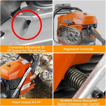 NEO-TEC NH8120 Chainsaw Gas 120cc Gas Powered Chainsaw with 36 Inch Bar, 8.4hp 6.2kw Big Large 2-cycle Motosierra De Gasolina for Extreme Logging Cutting, All Parts Fit for Husqvarna 3120 Xp