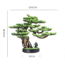 QWERAXZG Pinus Armorus Welcoming Plant Decoration Fake Green Porch Bonsai