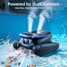 (2026 New) Pool Vacuum Robot - AI Smart Navigation, 360° Top-to-Bottom Cleaning, 4 Cleaning Modes, Over 3.5h Replaceable Battery Design, for Inground & Above-Ground Pools up to 3,200 Sq. Ft