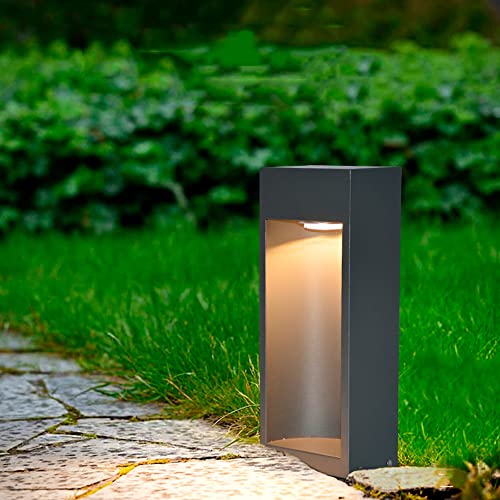 KADELONG Outdoor Waterproof Lawn Lights LED Yard Lamps IP65 External Path Lights Garden Villa Porch Patio Walkway Pathway Driveway Deck Floor Mount Lighting Fixture H11.82in,Chandelier Lighting