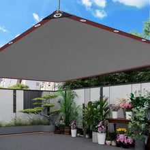 Grey Shade Cloth with Grommets, Greenhouse Sunblock Shading Net Breathable Shade Mesh Tarp for Gardens, Patios, Backyards, Pools, and Pergolas(12x30m/39.4x98.4ft)