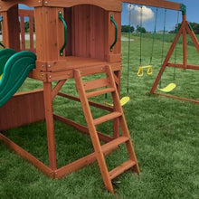 Backyard Discovery Atlantis Cedar Wooden Swing Set Brown
