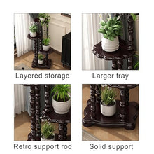 Corner Plant Shelf, 4 Tier Flower Pot Holder, Plant Stand Indoor for Patio Garden Balcony Living Room Corner(Black)