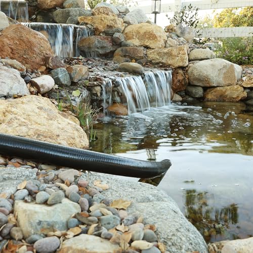 Alpine Corporation PH200BK 100' PVC Ultra Flex Hose with 2" Inside Diameter for S-40 Fittings