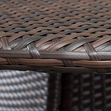 Christopher Knight Home Lennox 7-Pc Outdoor Wicker Dining Set Multibrown