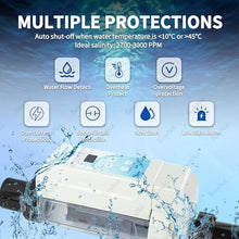 BeoyNot Pool Chlorinator Generator, with Titanium Cell, Digital Display & Self-Cleaning, Electrolytic Chlorine Generator for Inground Pools, Spas, and Hot Tubs up to 35m³/50m³/68m³/85m³ 20g/H≤80m³