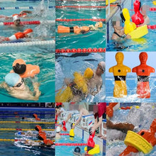 MZZKFC Pool/Beach & River Simulation Rescue Dummy, Water Rescue Dummy Drowning Prevention, Fire Training Drill Model with 3 Water Injection Holes Rapid Drainage(Orange)