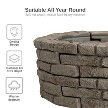 RTS Home Accents Rock Lock Raised Garden Bed Kit 48" Round
