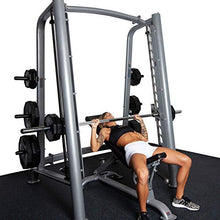 Fitness First Smith Machine with Olympic Weight Plate Storage Silver