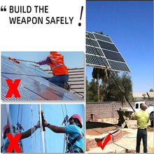 DPLXQPP Window Cleaning Brush Telescopic Photovoltaic Panel Cleaning Brush Can Spray Water Through Brush Window Cleaning Set Suitable for Outdoor High Windows,20FT【6m】