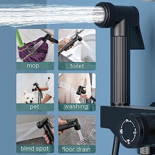 Matte Black Outdoor Shower Fixtures Shower with Rainfall Shower Head,3 Functions Hand Sprayer Exposed Shower