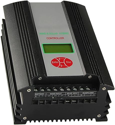 CHRISK 3000W Wind Power Waterproof Wind Turbine Solar Panel Controller and 1000W Solar Hybrid Controller for Street Light Monitoring Home