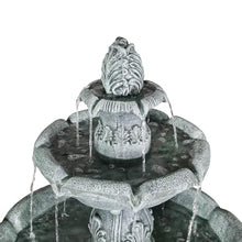 ourrco 48" H Elegant Water Fountain Outdoor Garden - Decorative Water Fountain Outdoor with Intricate Design for Patio, Backyard, Lawn, Outside Decor