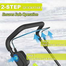 Electric Snow Plow, Cordless Blower, Adjustable Direction, 50cm Width, 7.6m Throwing Distance, Builtin Light, for All Roads and Walkways