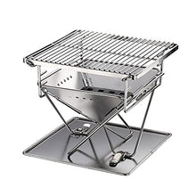 Portable Stainless Steel BBQ Grill Folding Outdoor Camping Picnic Barbecue Tool Accessories