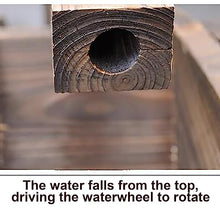 Waterwheel Fountain Wooden Water Wheel Fountain for Garden Patio Pond Pool with Water Pump and Stand for Garden, Backyard, Patio,Pond,Pool, Balcony,Porch,Yard (Size : 31inch/80cm)