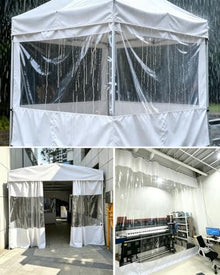 Outdoor Tarps with Windows, Metal Grommets, Waterproof Panels