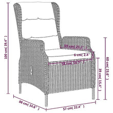 AMBERARD Garden Dining Set Dark Grey Furniture Set