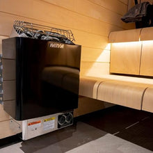 Harvia KIP60B, KIP Series 6kW Sauna Heater, Built-in Controls, Black Series