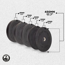 Bells of Steel Bumper Plates Black