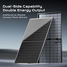 EPOCH 860W Bifacial Solar Panels,N-Type Class A 12/24 Volt Monocrystalline Solar Panel, High-Efficiency Waterproof Solar Module for RV Camping, Boat, Marine,Off-Grid[430w×2pcs]
