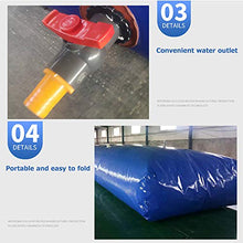 CUTPOIY Outdoor Water Storage Container Water Bag Water Tank, Foldable Portable PVC Flexible Rain Barrel, Large Capacity Gardening Water Bag with Faucet, Emergency Water Tank DRO, 670(176gal)