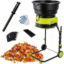 Electric Leaf Crusher,Portable High-Power Leaf Shredder Powercord-10m