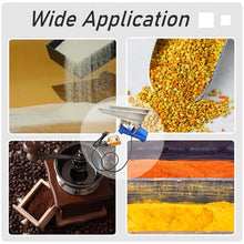 Yokoma Mini Vibrating Feeder Conveyor Electromagnetic Powder Shaking Feeding Machine for Powder Granular Materials Stainless Steel 110V/220V