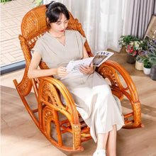 Garden Rocking Chair, Anti-Dump Design, Designed to Fit The Body Curve, Suitable for Garden Porch Balcony Leisure Use(A,120 * 94 * 53cm)