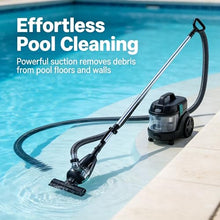 zcjysqav Cordless Spa Vacuum - Above Ground Pool Cleaner w/Brush Heads for Debris & Sand