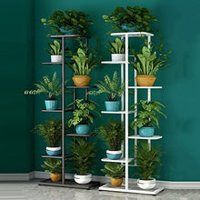 ZOCWJK Plant Stand Outdoor - Flower Stand Indoor, American Style Iron Art Flower Pot Stand, Floor-Standing Storage Rack, for Garden/Corner/Balcony/Living Room Display Shelf, 6,